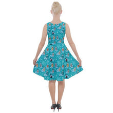 Load image into Gallery viewer, Hipster walrus skater dress (Size S)
